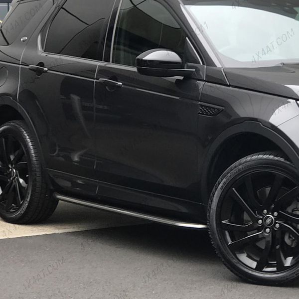 Land Rover Discovery Sport L550 2015-2019 Black with Silver Side Steps