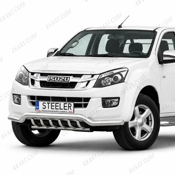 Isuzu D-Max 2012-2016 70mm Stainless Steel Spoiler Bar with Axle Bars