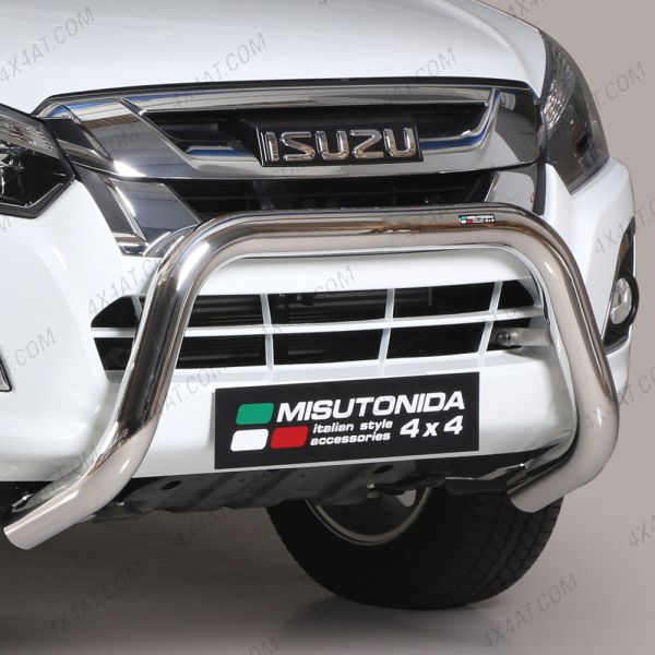 Isuzu D-Max 2012 to 2020 A-Frame Bull Bar Stainless Steel Mach 3Inch