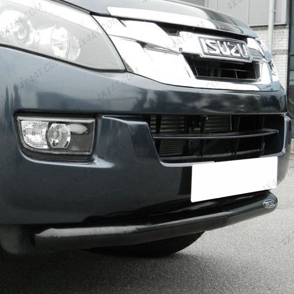 Stainless steel black finish front spoiler bar