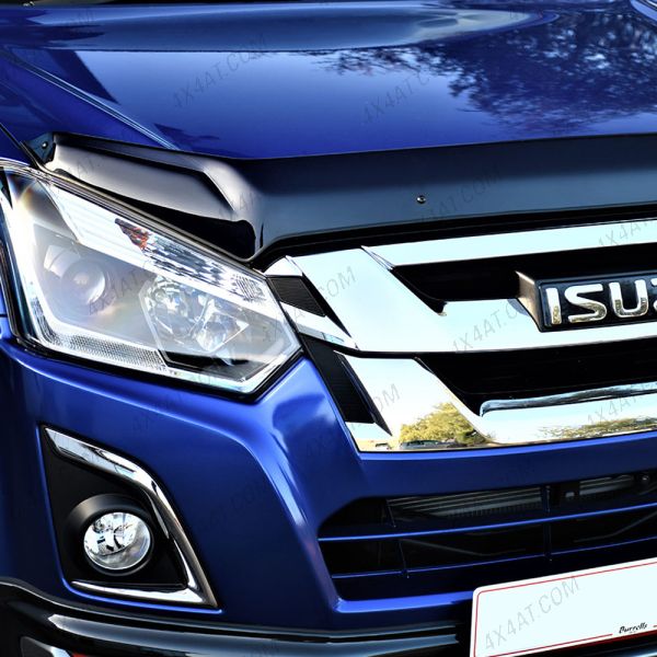 Bonnet guard in dark smoke specific to the Isuzu D-Max 2017 to 2020