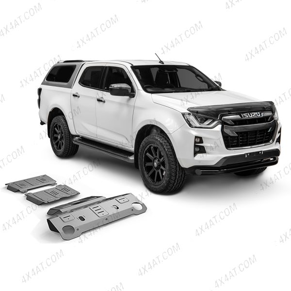 Isuzu D-Max 2021-2024 Alloy Underbody Protection Skid Plates