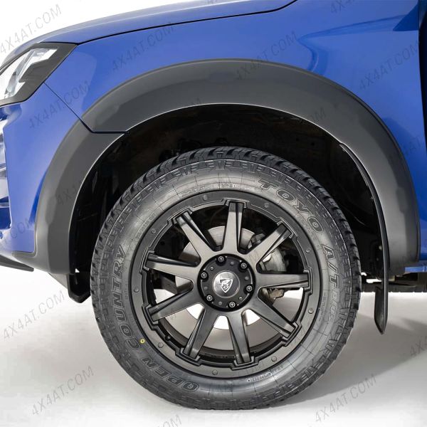 Isuzu D-Max 2021 Onwards Wheel Arch Kit Matte Black