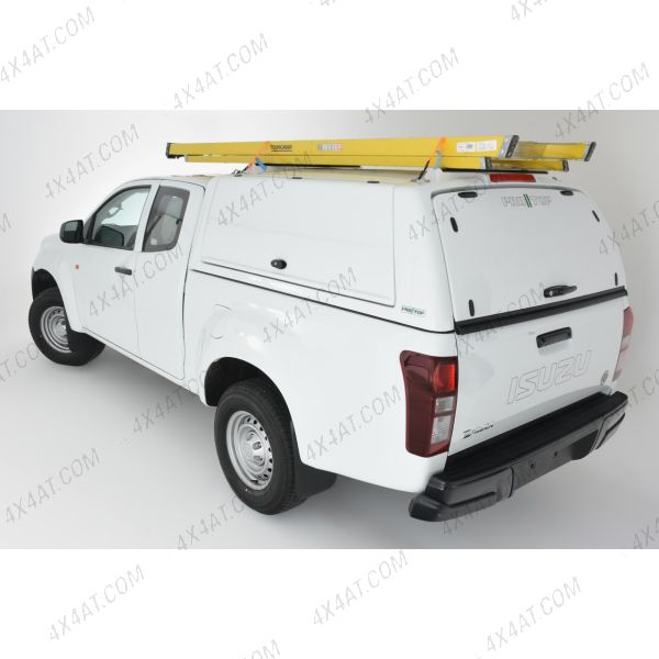Ex-Demo Isuzu D-Max 2017-2020 Extra Cab ProTop Gullwing FRP Rear Door 529 Silver