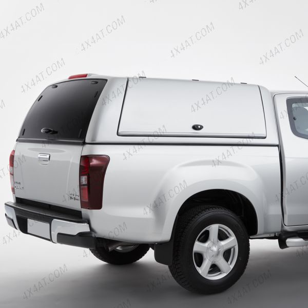 Isuzu D-Max Extended Cab 2012-2016 Carryboy Workman Hardtop in 529 Titanium Silver
