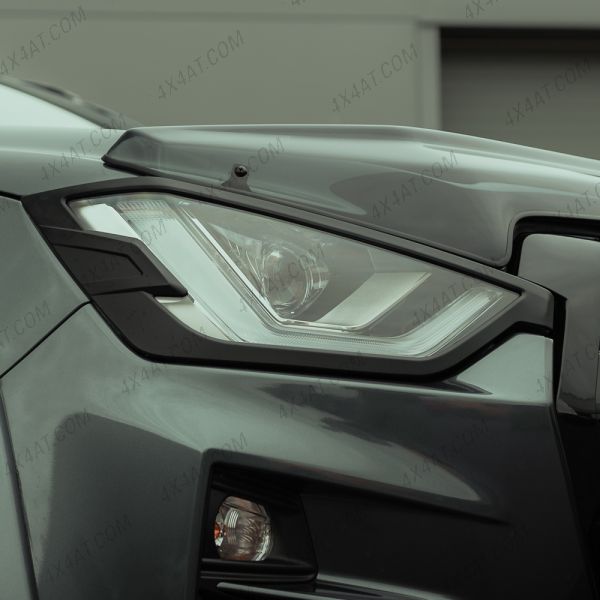 Black Headlight Covers for Isuzu D-Max 2021-2024