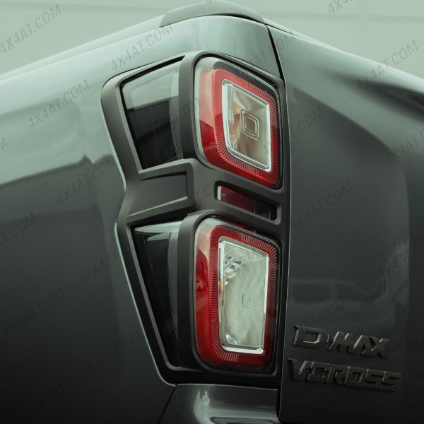 Black Tail Light Surrounds for Isuzu D-Max 2021-2024