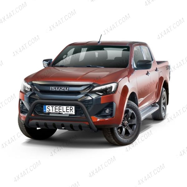 Isuzu D-Max 2025- 70mm Black A-Bar with Axle Plate