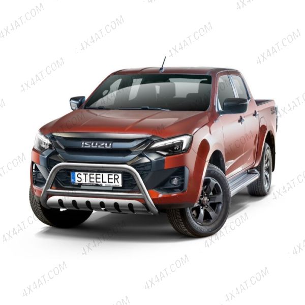 Isuzu D-Max 2025- 70mm Stainless Steel A-Bar with Axle Plate