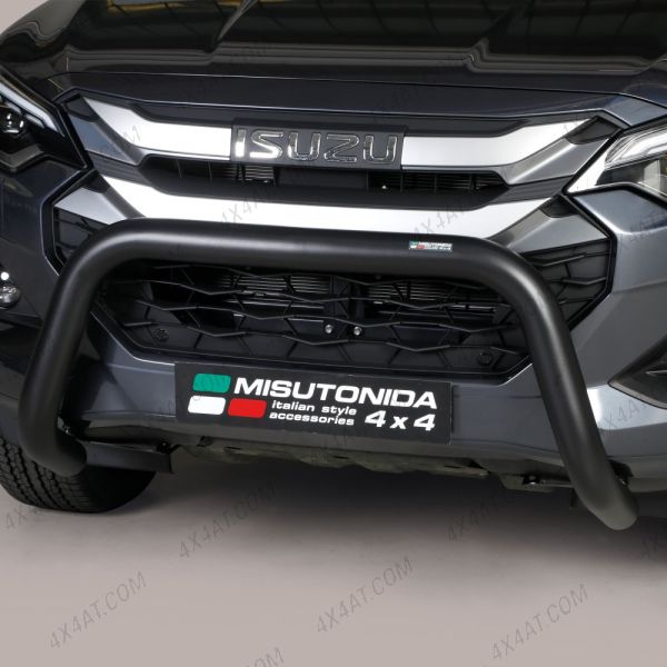 Isuzu D-Max 2025- 76mm Black Front Bull Bar