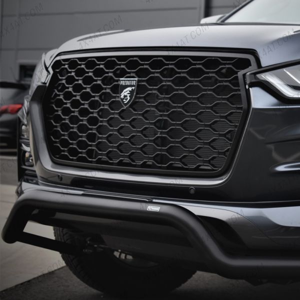 Isuzu D-Max 2021-2024 Predator Black Mesh Front Grille With Black Spoiler Bar