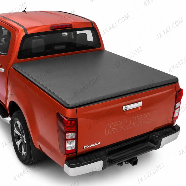 Easy fit clamping system on the soft tri folding tonneau cover