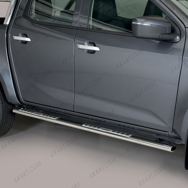 Isuzu D-Max 2025- Double Cab Stainless Steel Side Bars