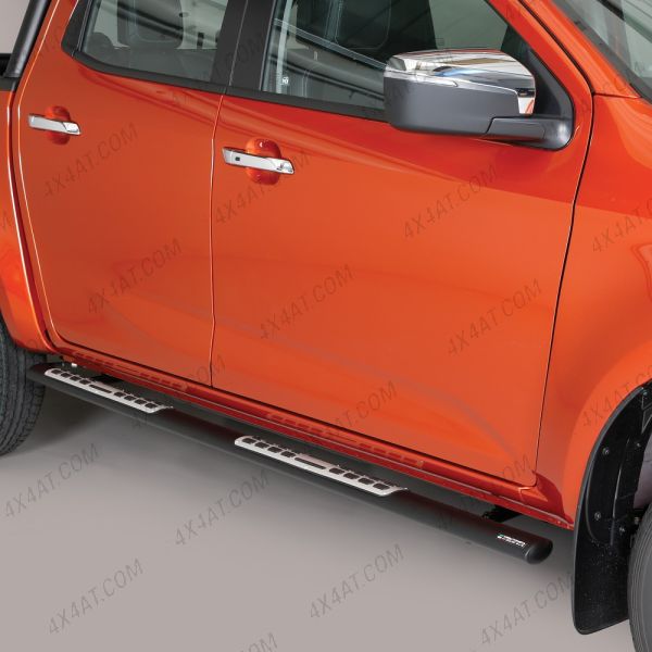 Isuzu D-Max 2025- Double Cab Black Side Bars