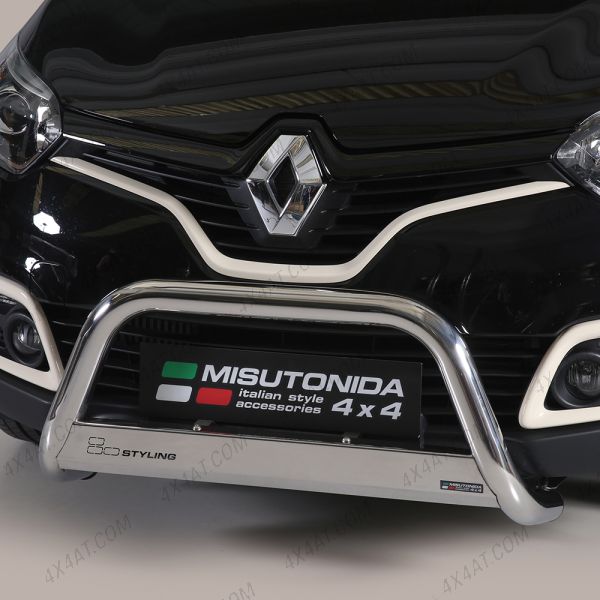 Renault Captur 2013-2017 Stainless Steel 63mm A-Frame Bull Bar