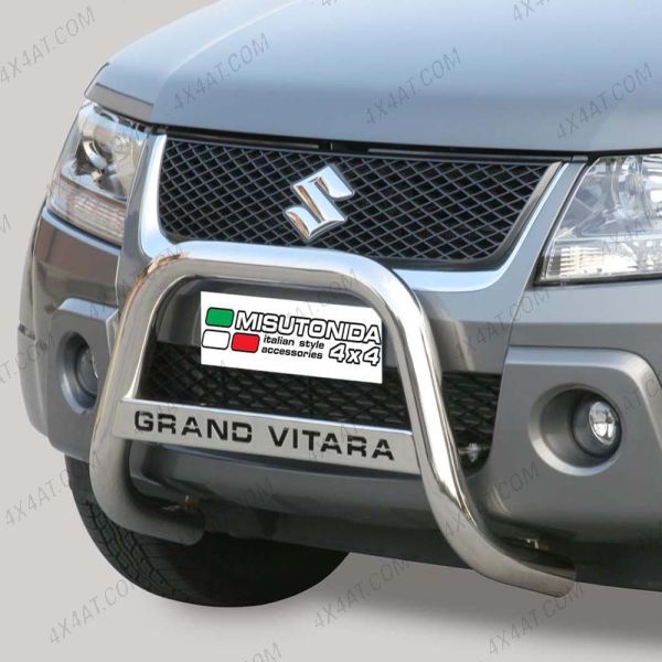 Suzuki Grand Vitara 2005-2008 76mm Stainless Steel Bull Bar with Logo
