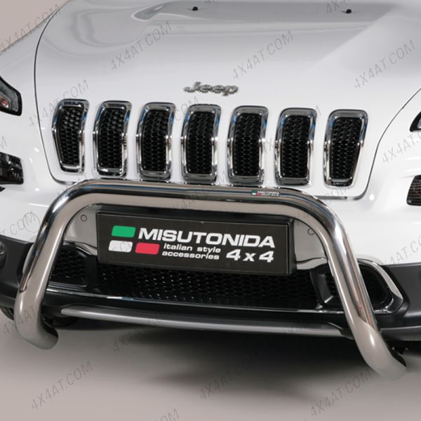 76mm Stainless Steel  Front Bull Bar for Jeep Cherokee 2014-