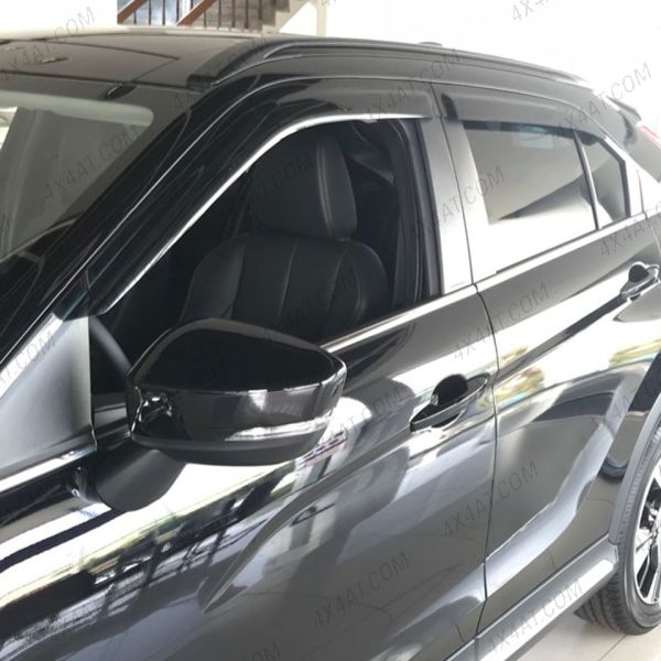 Mitsubishi Eclipse Cross 2018- Set of 4 Stick-On Tinted Wind Deflectors