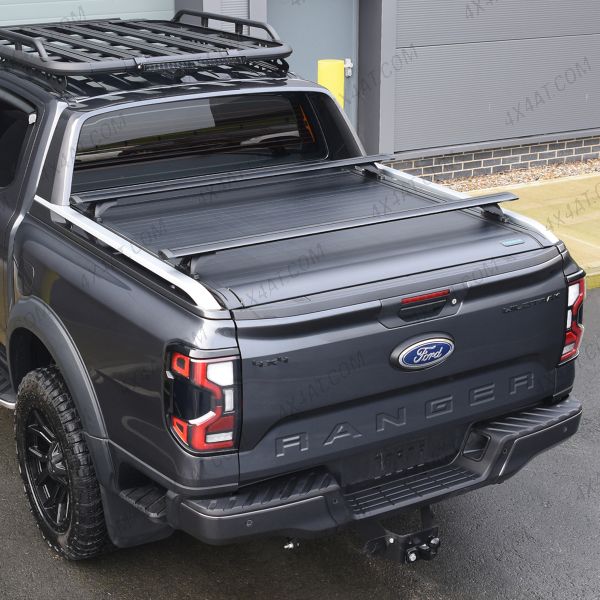 VW Amarok 2011 onwards Black Electric Roll Top Tonneau Cover