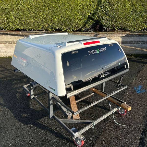 Ex-Demo Isuzu D-Max 2021-2024 ProTop Tradesman Canopy in 527 Splash White with Glass Rear Door