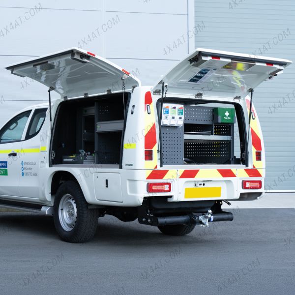 Isuzu D-Max 2021- Single Cab ProTop Utility Professional Service Body in White