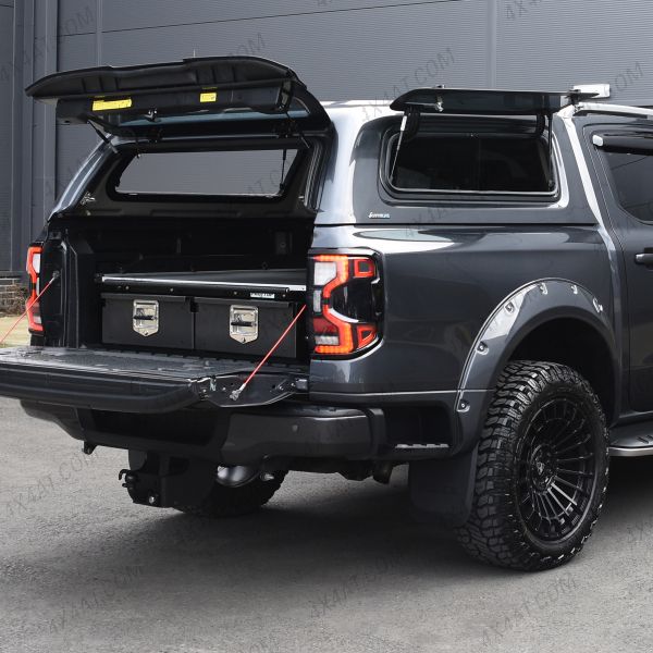 Ford Ranger 2023 Onwards Aeroklas Lift-Up Hardtop Canopy in Various Colours