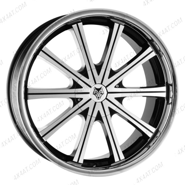 22x9.5 Wolfrace Genesis Stainless Steel Lip Wheel for VW Touareg