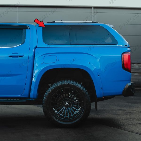 Alpha GSR Fixed Left Hand Side window - Toyota Hilux 2016- / NP300 and VW Amarok 2023-