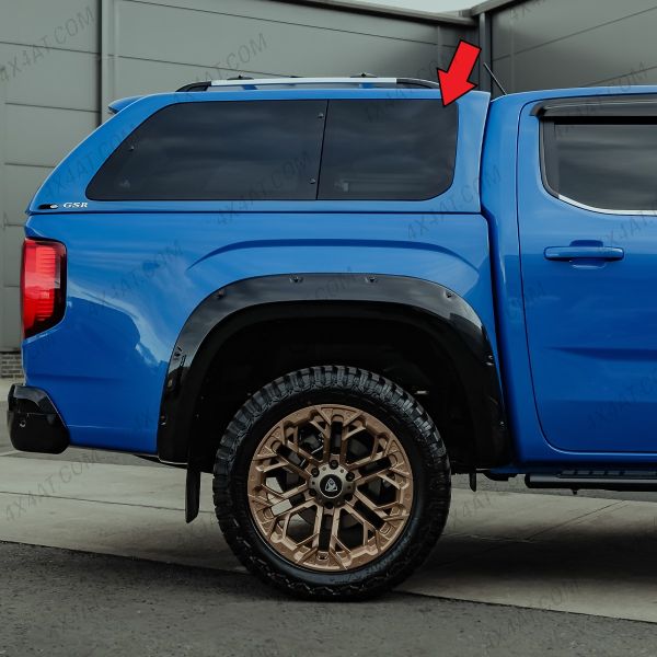 Alpha GSR Fixed Right Hand Side window - Toyota Hilux 2016- / NP300 and VW Amarok 2023-
