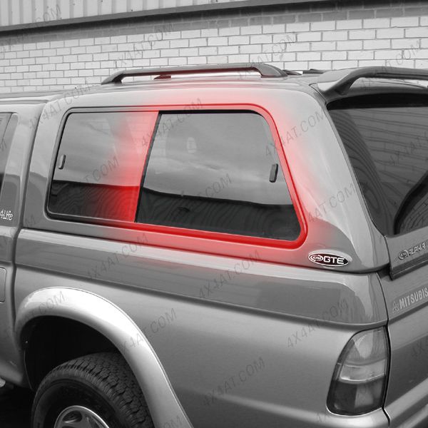 GTX N/S Rear Side Window Glass for L200