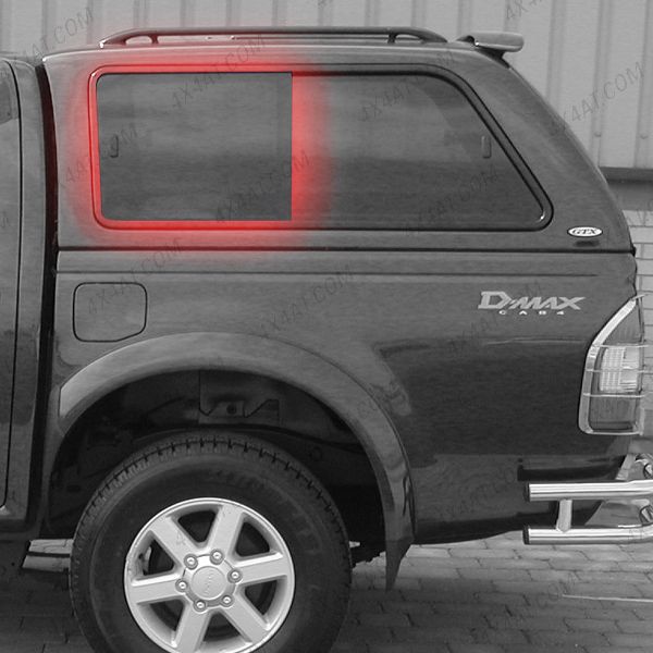 Alpha GTX N/S Front Side Window Glass for D-Max & L200 & D22