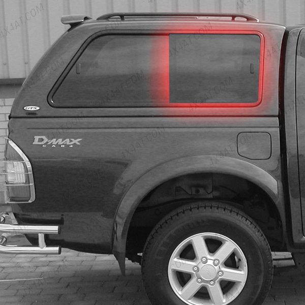 Alpha GTX O/S Front Side Window Glass for D-Max & L200 & D22