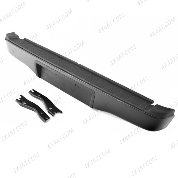 Hilux 2005-2016 Rear Step Bumper in Gloss Black
