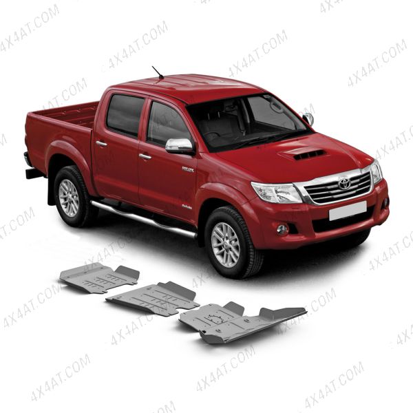 Toyota Hilux 2005-2016 4mm Alloy Underbody Skid Plate
