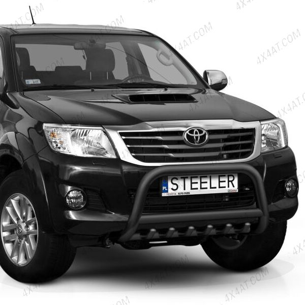Toyota Hilux 2011-2016 Black Bull Bar with Axle Bars