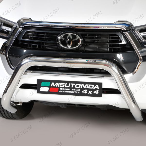 Toyota Hilux 2021 Bull Bar A Bar in Stainless Steel