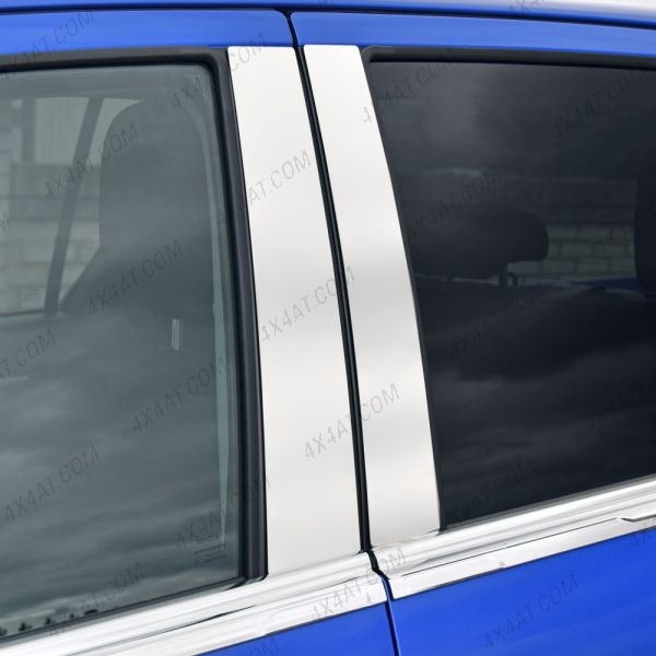 Toyota Hilux 2016 to 2020 Stainless Steel Door Pillar Trim