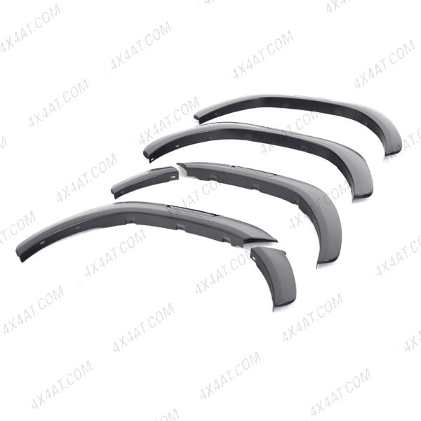 Toyota Hilux 2021- GT Style Wheel Arches in Matt Black, Small OE Style