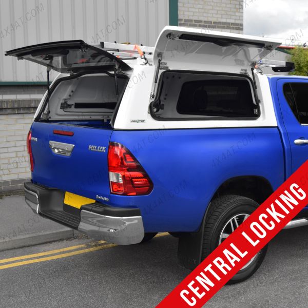 Toyota Hilux 2016 onwards Pro//Top Canopy Low Gullwing Side Doors with Central Locking