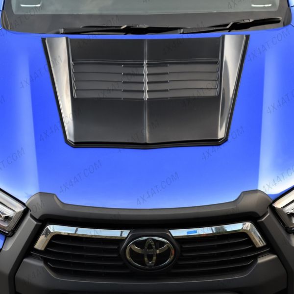 Toyota Hilux 2016 on Bonnet Hood Scoop Matt Black