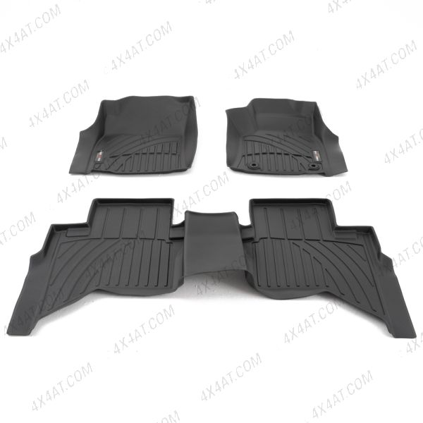 Full Set Of Ultra-Tray Style Floor Mats for Toyota Hilux 2016 Onwards