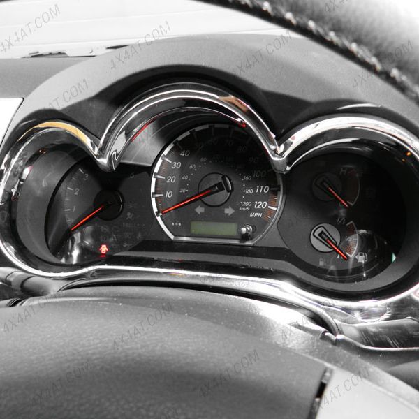 Toyota Hilux Mk7 2012 Onwards Chrome Dashboard Dial Surrounds