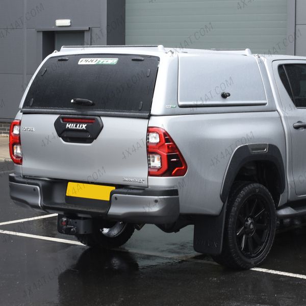 Toyota Hilux 2005-2016 ProTop Gullwing with Glass Rear Door in 040 White