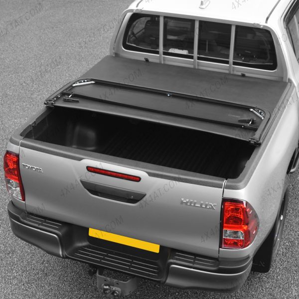 Toyota Hilux 2021- Double Cab Tri-Folding Soft Tonneau Cover