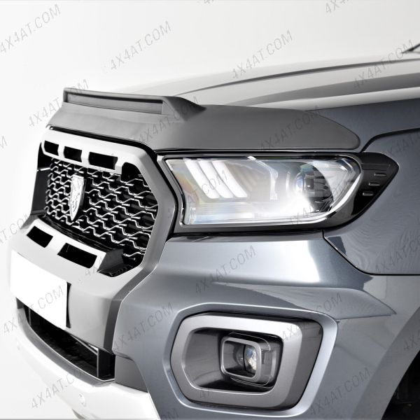 Toyota Hilux 2016-2020 Bonnet Armour in Matte Black