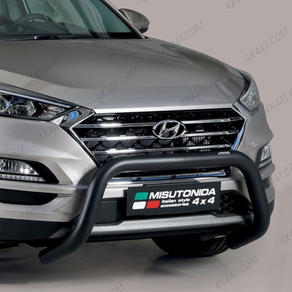 76mm Black Front Bull Bar for Hyundai Tucson 2018-