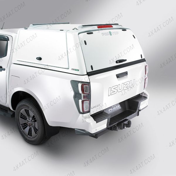 Isuzu D-Max 2021 Extented Cab ProTop Gullwing with FRP rear door and central locking in Splash White