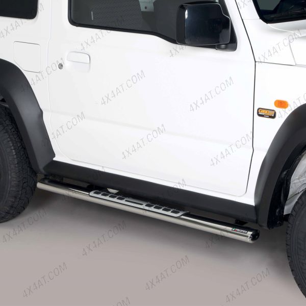 Suzuki Jimny 2018 Onwards Stainless Steel Side Steps