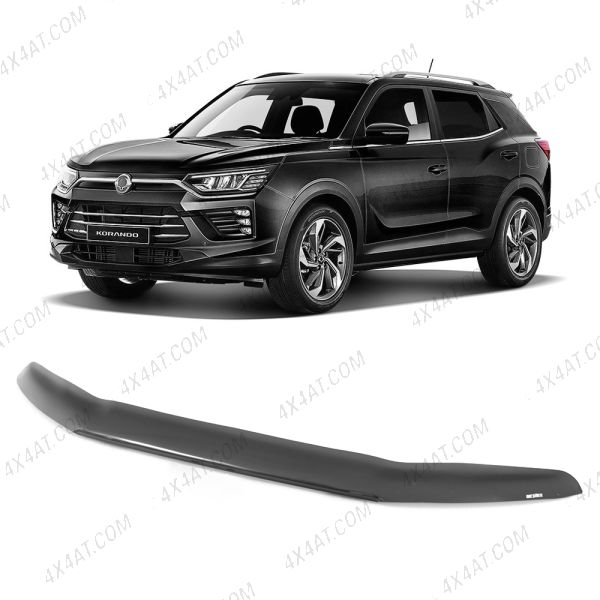 SsangYong Korando 2019- Dark Smoke Bonnet Protector