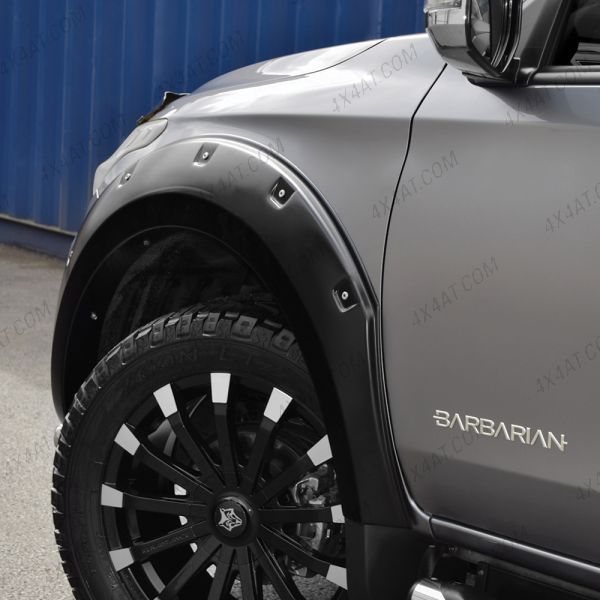 Matte Black Wheel Arches with Rivets